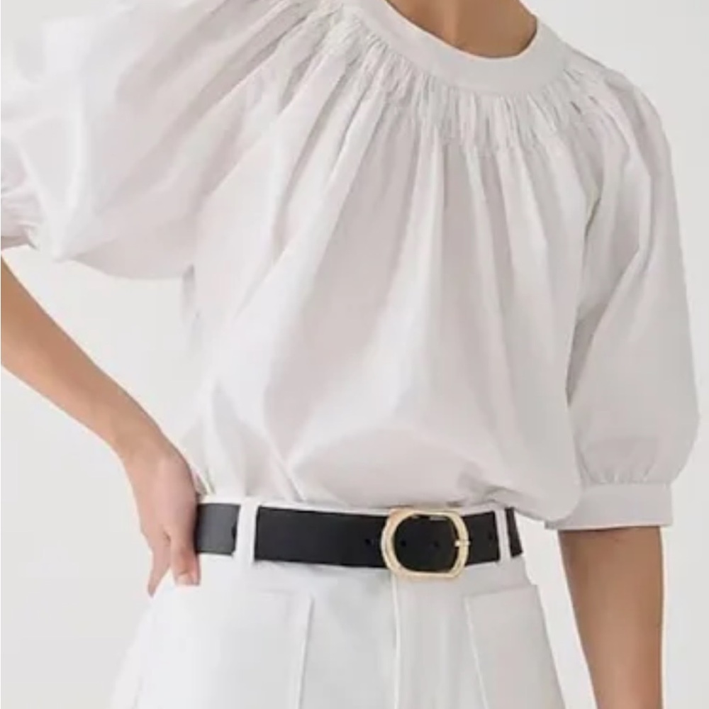 J. Crew Regenerative Cotton Blouse